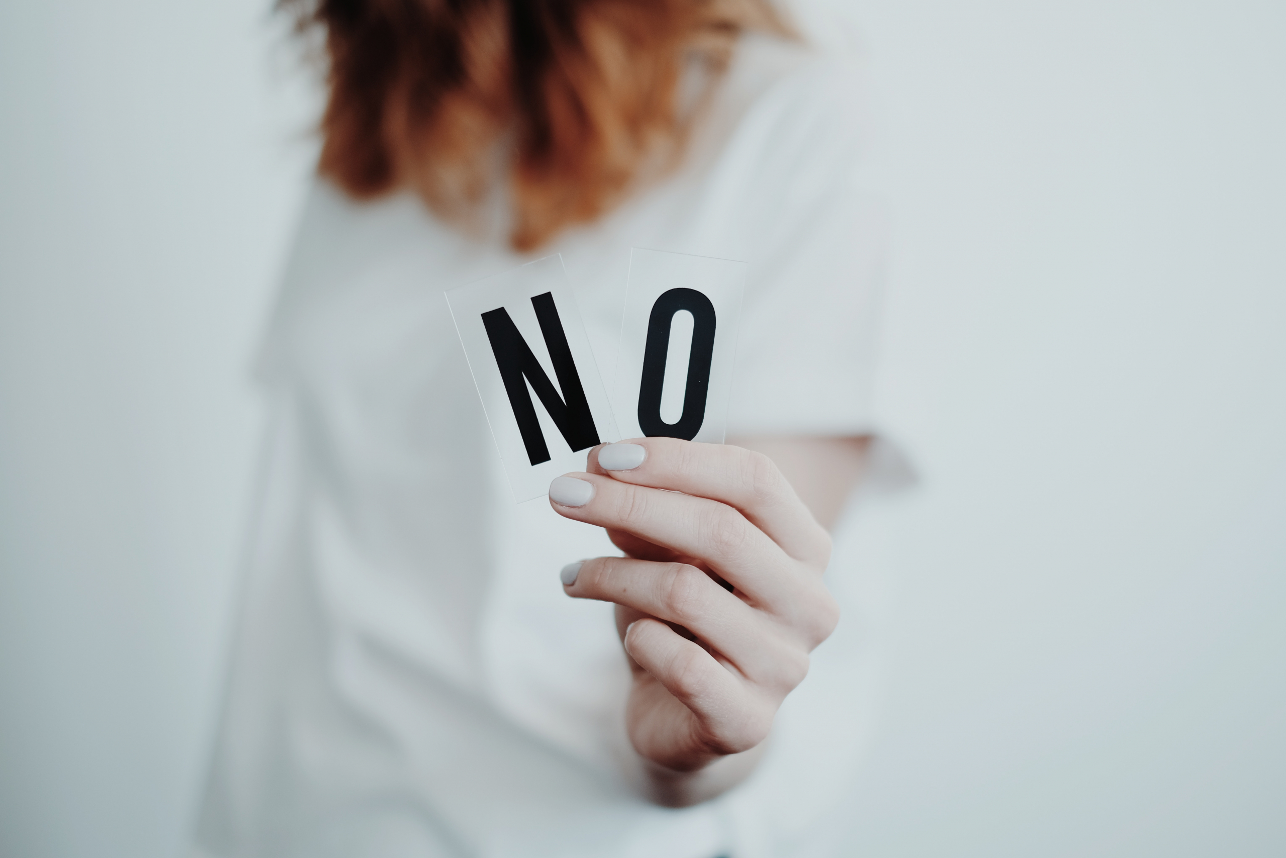 ‘nee’ zeggen