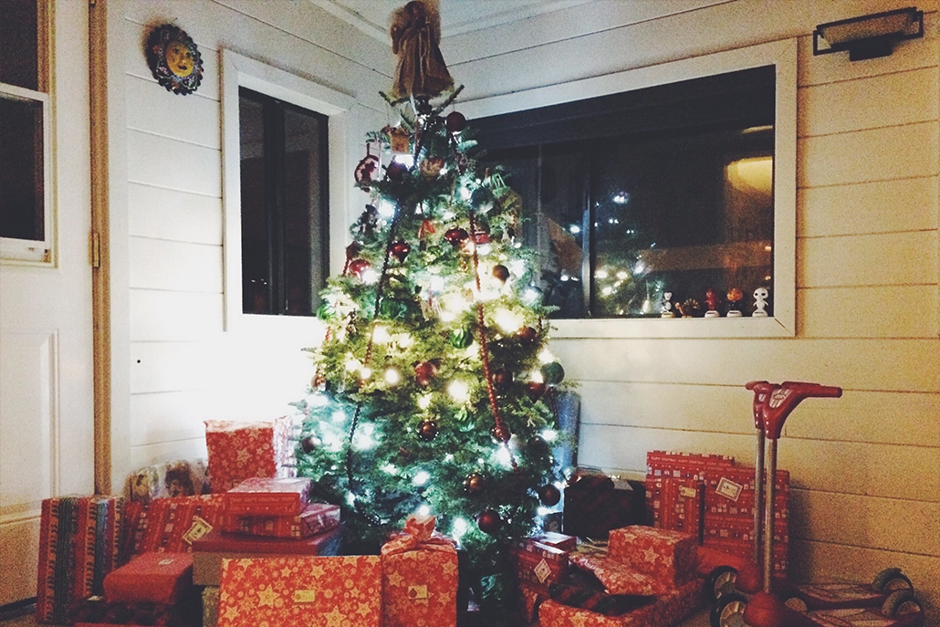 kerstboom met cadeautjes