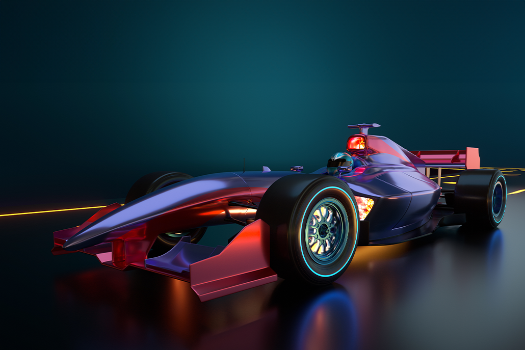Foto van F1 auto 