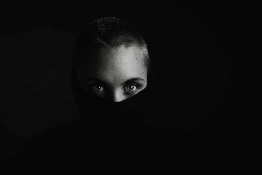 psychopatisch gezicht