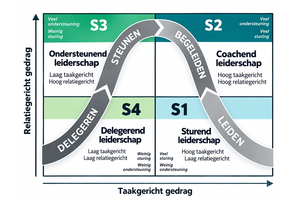 hersey & blanchard leiderschapsmodel