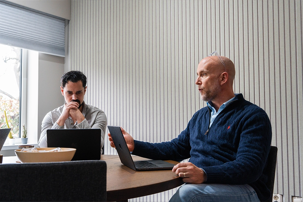 Ik spreek met mijn werkgever over hoe we leidinggeven aanpakken