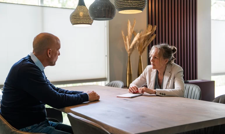 slecht nieuws gesprek
