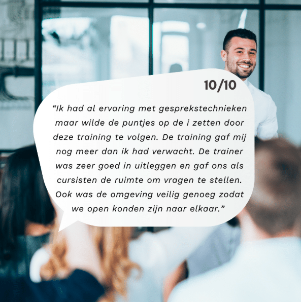 review voor cursus gesprekstechnieken