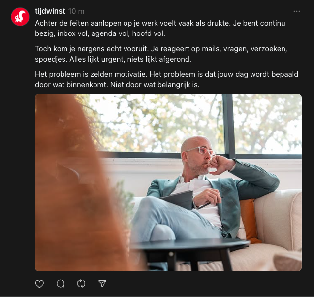 post op tijdwinst.com thread overachter de feiten aanhollen
