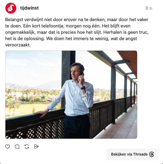 thread post over telefoonangst