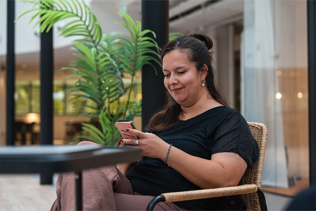 afspraak zeggen kan via app als je ruim op tijd bent